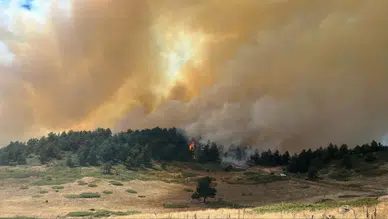 Kızılcahamam'da üç farklı bölgede orman yangını çıktı