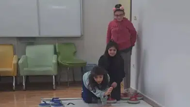 Arhavi’de Öğrenciler Floor Curling ile Tanıştı