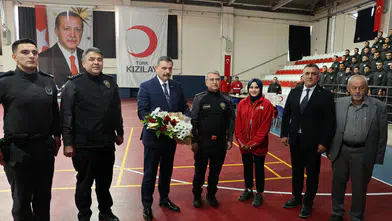 Erzurum'da Polis Meslek Eğitim Merkezi'nde Kan Bağışı Programı Gerçekleştirildi