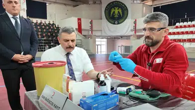 Erzurum’da Polis Adaylarından Örnek Kan Bağışı Kampanyası