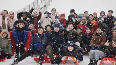 Erzurum’da Öğrencilere Kızak Etkinliği: Yakutiye Gençlik Merkezi’nden Kış Şenliği