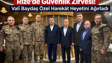 Rize'de Güvenlik Toplantısı: İş Birliği ve Koordinasyon Vurgusu Yapıldı