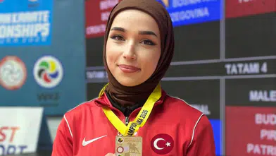 Trabzon Büyükşehir Belediyesporlu Keyda Nur Çolak Balkan Şampiyonu Oldu