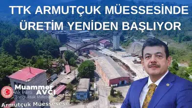 Milletvekili Avcı: TTK armutçuk müessesinde üretime yeniden başlıyoruz