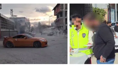 Drift yapan sürücüye ağır yaptırım