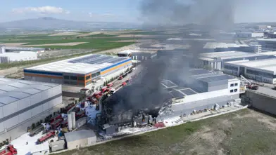 Sincan OSB'deki Boya Fabrikasında Yangın Paniği!