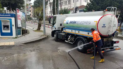 Arsin Belediyesi’nden Temizlik Seferberliği: İlçe Genelinde Yoğun Çalışma