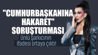 Ünlü Şarkıcının 'Cumhurbaşkanına Hakaret' Soruşturmasındaki İfadesi Gün Yüzüne Çıktı!