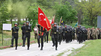 Kırıkkale'de Özel Bireylerden Askerlik Coşkusu: Temsili Törenle Gurur Verdi
