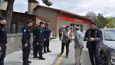 Başkan Özcan ve Kaymakam Çürük’ten Bayram Mesaisi Yapan Personele Ziyaret