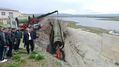 DSİ Heyeti, Baraj Sulama Hattında Yakından İnceleme Gerçekleştirdi