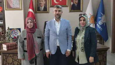 AK Parti Aziziye Kadın Kolları’ndan İl Başkanı İbrahim Küçükoğlu’na Ziyaret