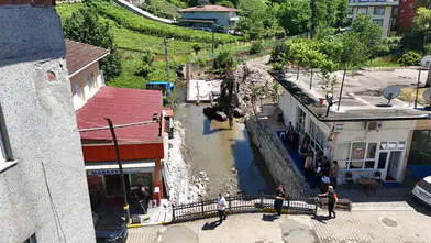 Derepazarı’ndaki Taşkın Kontrol Çalışmaları Yerinde İncelendi