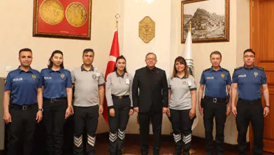 Vali Ziya Polat, Özel Güvenlik Haftası dolayısıyla heyeti kabul rtti