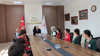 Oltulu Sporcular Ordu’daki Finaller Öncesi Destek Ziyaretinde Bulundu