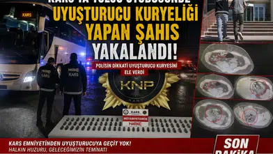 Yolcu otobüsünde uyuşturucu kuryeliği yapan şahıs yakalandı