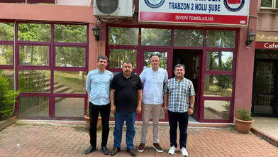 Genel Başkan Yardımcısı Abdülaziz Aydın’dan EBS Trabzon 2 No’lu Şubeye Ziyaret
