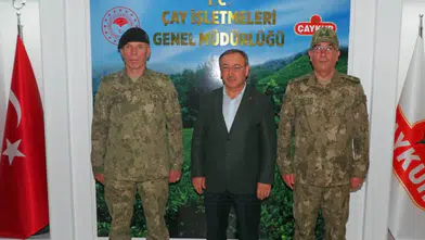 4. Kolordu Komutanı Korgeneral Ahmet Kurumahmut'tan ÇAYKUR'a Nezaket Ziyareti