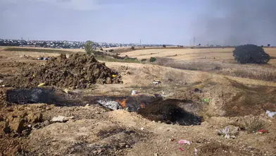 "Şantiye Alanındaki Yangın Zabıta Ekipleri Tarafından Kontrol Altına Alındı"
