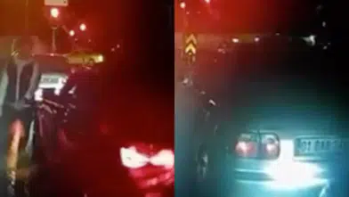 İlk kazada uzlaştılar, ışıklarda yeniden çarpışıp kavga ettiler