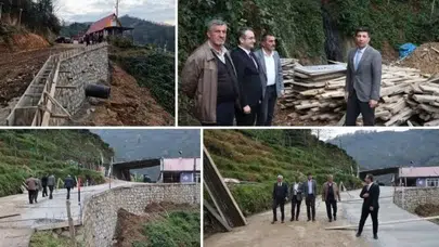 Güneysu Kaymakamı Eyüp Gürdal Köylerde Devam Eden Çalışmaları İnceledi