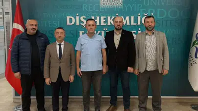 Yeşilay Rize Şubesinden Diş Hekimliği Fakültesine Hayırlı Olsun Ziyareti