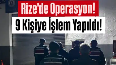 Rize’de Kaçak Alkol ve Sigara Operasyonu: 5 Tutuklama, 4 Deport
