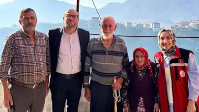 Araklı’da Çok Kuşaklı Aileye Anlamlı Ziyaret