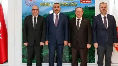 Vali Baydaş’tan ÇAYKUR Genel Müdürü Âlim’e Ziyaret