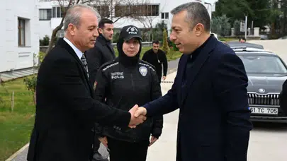Vali Tahir Şahin’den Trabzon İl Emniyet Müdürlüğüne Ziyaret