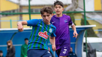 Rizespor U14, Orduspor'u 7-0 mağlup ederek yenilmezlik serisini 3 maça çıkardı