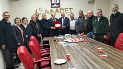 Tüm Çay-İş’ten Saadet Partisi Rize İl Başkanlığı’na Ziyaret