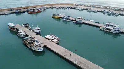 Denizlerde av sezonu sona erdi, tekneler limana çekildi