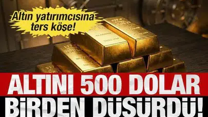 Altın Fiyatlarında Şok Düşüş: Yatırımcılar Karşı Karşıya Kaldı!