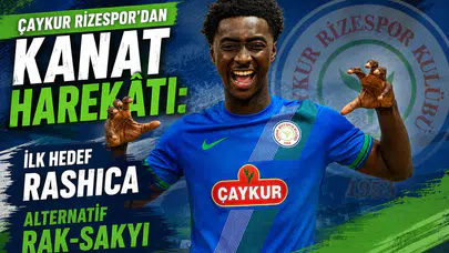 Çaykur Rizespor'dan Kanat Harekâtı: İlk Hedef Rashica, Alternatif Rak-Sakyi