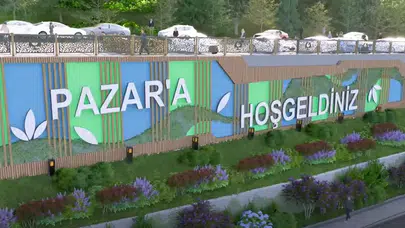 Pazar'da Kız Kalesi Cafe & Restaurant Çevresine Yeni Yaşam Alanı Projesi
