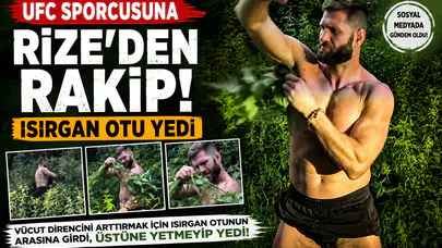UFC Sporcusuna Rize'den Rakip: Isırgan Otu Yedi