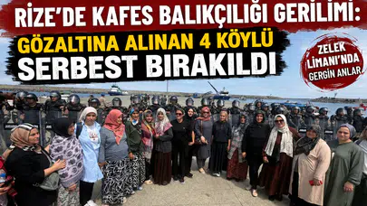 Rize’de Kafes Balıkçılığı Gerilimi: Gözaltına Alınan 4 Köylü Serbest Bırakıldı