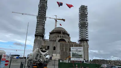Rize’nin Yeni Silueti: Recep Tayyip Erdoğan Camisi’nde Çalışmalar Sürüyor