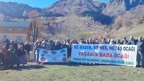 Artvin Bazgiret köyü halkı madene karşı ayağa kalktı: “Köyümüzü teslim etmeyiz”