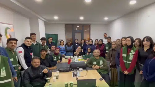 Dünya Gönüllüler Günü Erzurum Yeşilay'da kutlandı, iyilik ve insanlık vurgusu yapıldı