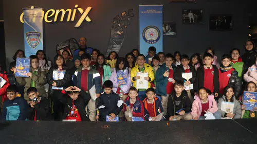 Erzurum'da ÇOGEP Projesi ile 120 Öğrenciye Sinema Keyfi Sunuldu