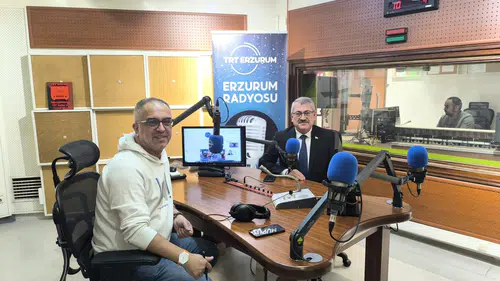 Erzurum İl Müftüsü Yaşar Çapçı, TRT Erzurum Radyosu'nda 1001 Hatim Geleneği hakkında bilgiler paylaştı