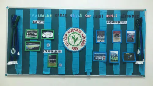 Rize TOBB Fen Lisesi’nde Çaykur Rizespor Köşesi Oluşturuldu