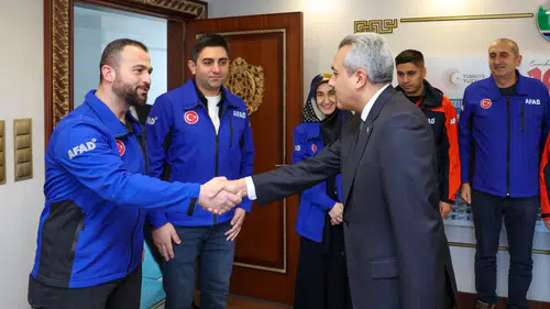 AFAD’ın 16. Kuruluş Yıl Dönümünde Vali Baydaş’a Ziyaret