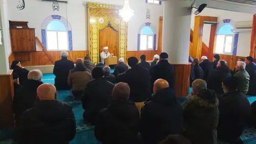 Ardeşen Müftüsü Görmüş, Lütfiye Yanoğlu'nun cenaze merasiminde dualarla veda etti