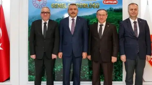 Vali Baydaş’tan ÇAYKUR Genel Müdürü Âlim’e Ziyaret