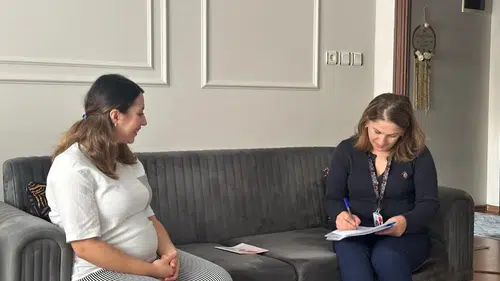 Rize’de Yüksek Riskli ve İlk Gebeliği Olan Anne Adaylarına Ev Ziyaretleri Sürüyor
