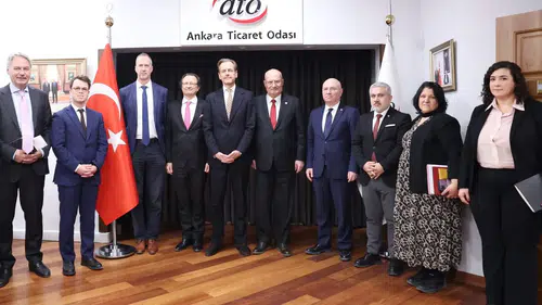 Belçika'nın Ankara Büyükelçisi Van De Velde ATO'yu Ziyaret Etti