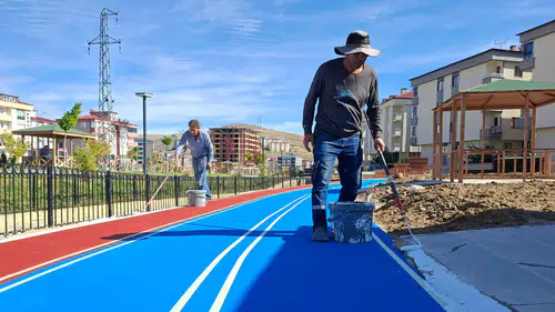 Bayburt Şingah Mahallesi Yeni Park’ta Çalışmalar Sürüyor